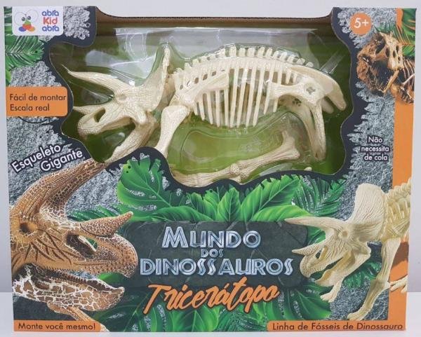 Tricerátopo Esqueleto Mundo dos Dinossauros - AbraKidabra 7275