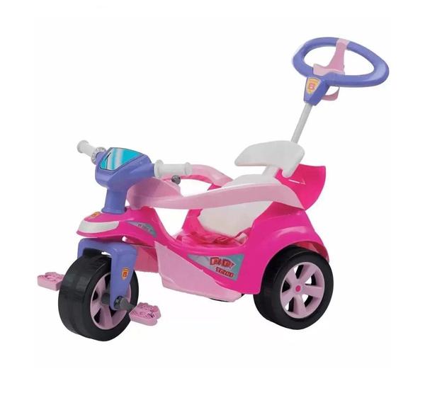 Triciclo Andador Baby Trike Evolution Rosa - Biemme