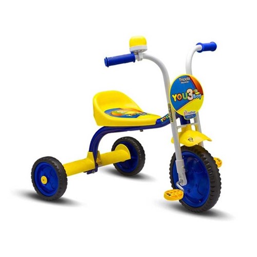 Triciclo Aro 5 You 3 Rodas Boy Nathor Amarelo