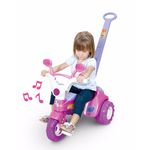 Triciclo Baby Music Rosa - Cotiplás