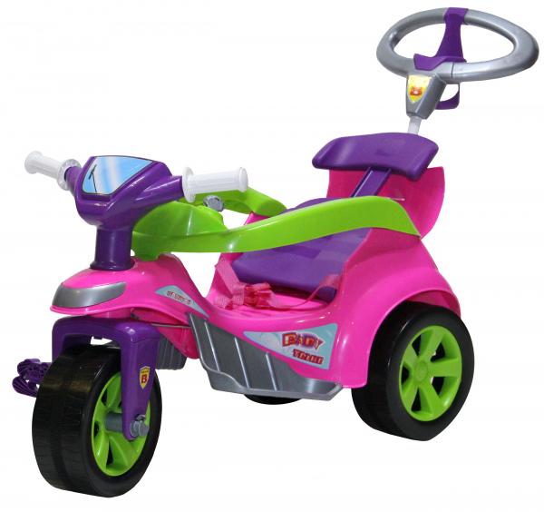 Triciclo Baby Trike Evolution Rosa 611 - Biemme