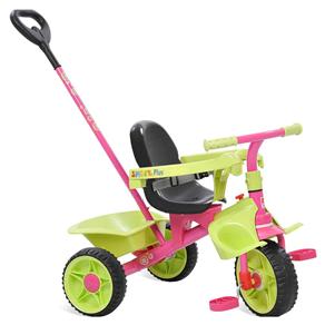 Triciclo Bandeirante Smart Plus - Verde/Rosa