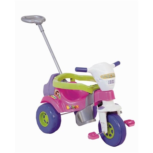 Triciclo Bichos Rosa com Som 3513 - Magic Toys