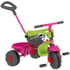 Triciclo Brinquedo Bandeirante Smart Plus - Rosa