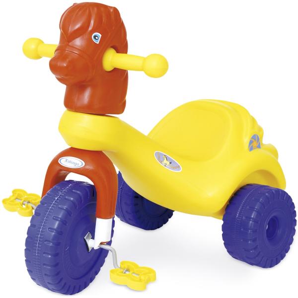 Triciclo com Pedal Infantil Pocotó Amarelo 7477 Xalingo