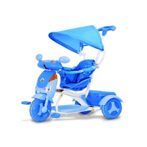Triciclo Evolution Azul Porta Objetos Alça Direcionável SPEED
