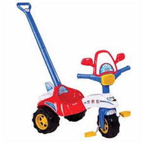 Triciclo Infantil Avião C/ Empurrador - Magic Toys