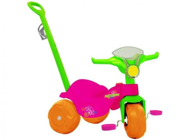 Triciclo Infantil Bandeirante Motoban Passeio - Haste Removível