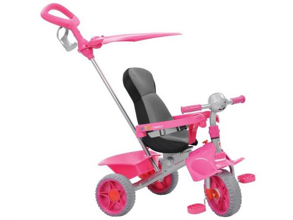 Triciclo Infantil Bandeirante Smart Comfort - Haste Removível Capota