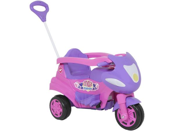 Tudo sobre 'Triciclo Infantil Calesita com Empurrador Max - Buzina Porta Objetos'