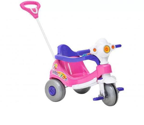 Triciclo Infantil Calesita com Empurrador Velocita - Haste Removível