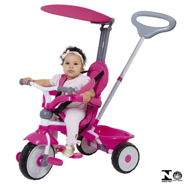 Triciclo Infantil Comfort Ride 3X1 Rosa 0783.3 Xalingo