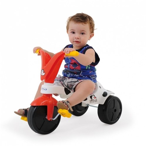 Triciclo Infantil Dálmata Branco Xalingo Brinquedos Branco