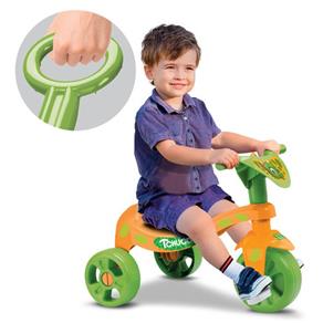 Triciclo Infantil Dinossauro com Haste Empurrador Samba Toys