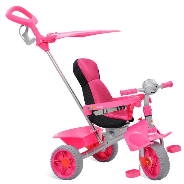 Triciclo Infantil Femenino Smart Comfort Rosa 257 Bandeirante