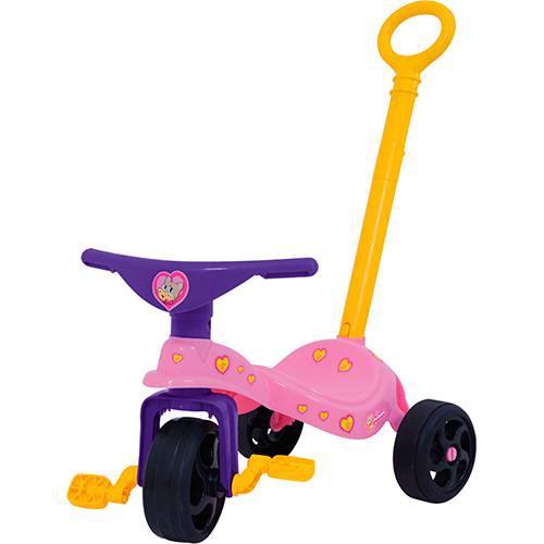Triciclo Infantil Fofinha com Empurrador - Xalingo