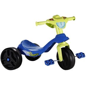 Triciclo Infantil Kid Cross Azul Bandeirante