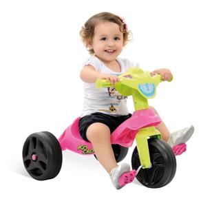Triciclo Infantil Kid Cross Bandeirante - 627 - Rosa -