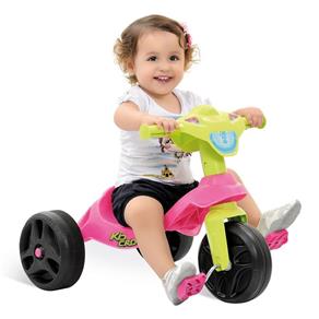 Triciclo Infantil Kid Cross Rosa Bandeirante