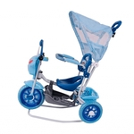 Triciclo Infantil Moto Azul com Musica e Luzes Bel Brink