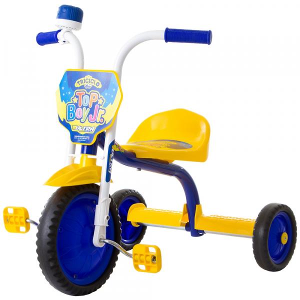 Tudo sobre 'Triciclo Infantil Motoca Ultra Top Boy Azul e Amarelo - Pro Tork'