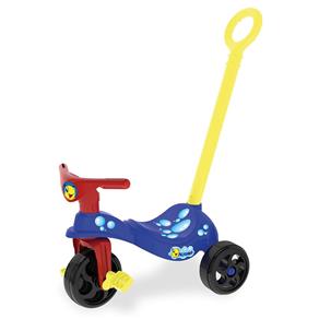 Triciclo Infantil Peixinho à Pedal com Empurrador - Xalingo