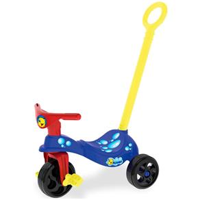 Triciclo Infantil Peixinho com Pedal Empurrador 7495 Xalingo