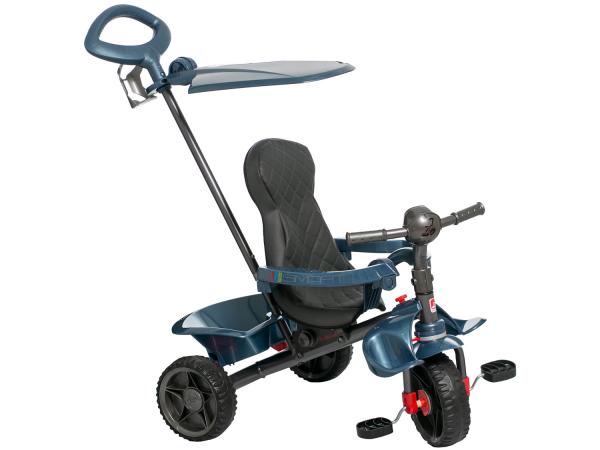 Triciclo Infantil Smart 267 com Empurrador - com Capota Bandeirante