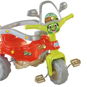 Tudo sobre 'Triciclo Infantil Tico Tico Dino Vermelho Magic Toys'