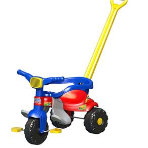 Triciclo Infantil Tico Tico Festa Azul com Aro Magic Toys 2560