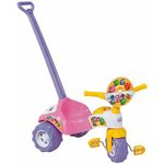 Triciclo Infantil Tico Tico Formas Rosa com Som - Magic Toys