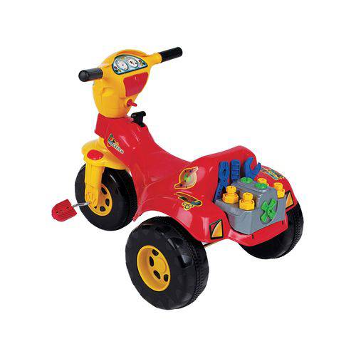 Triciclo Infantil Tico Tico Mecânico com Ferramentas Magic Toys