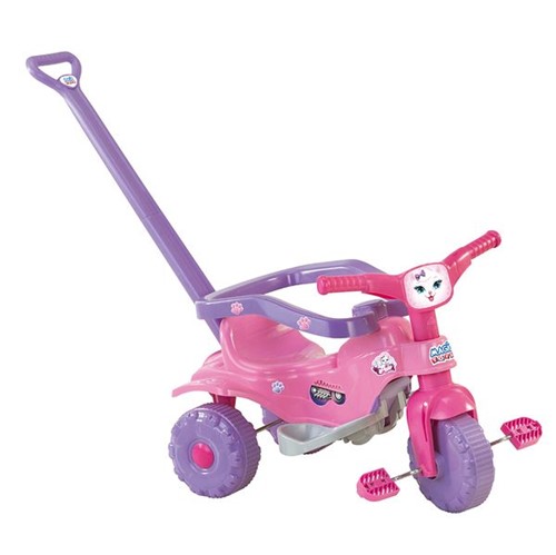Triciclo Infantil Tico Tico Pets Rosa Magic Toys