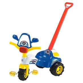 Triciclo Infantil Tico-Tico Policia com Alca - Magic Toys -
