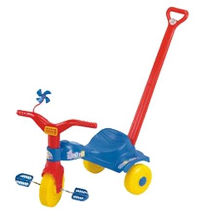 Triciclo Infantil Tico Tico Popó com Haste - Magic Toys