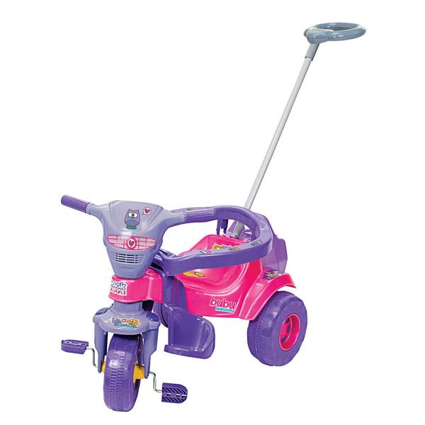 Triciclo Infantil Tico Tico Super BuBu Menina - Magic Toys