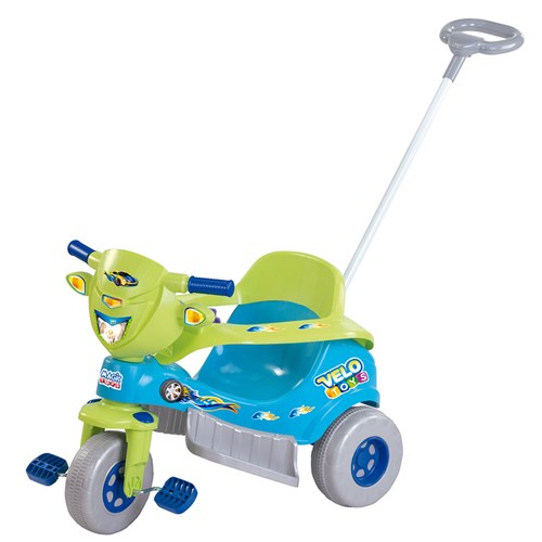 Triciclo Infantil Tico Tico Motoca Bebê com Haste para Empurrar e Proteção  Lateral Moto Infantil em Promoção na Americanas