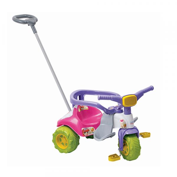 Triciclo Infantil Tico Tico Zoom Meg com Aro - Magic Toys