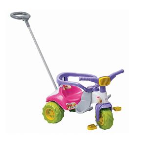 Triciclo Infantil Tico Tico Zoom Meg com Aro