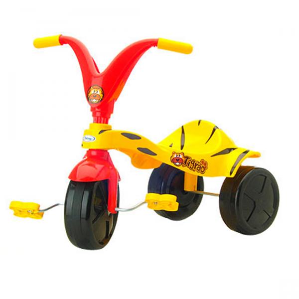 Triciclo Infantil Tigrão Amarelo/Vermelho 07621 - Xalingo