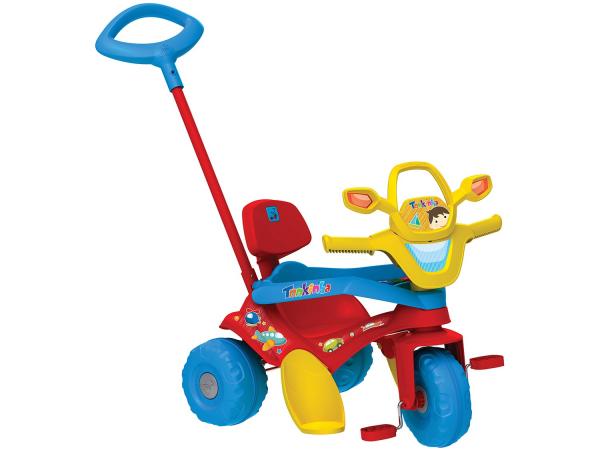 Triciclo Infantil Tonkinha com Empurrador - Bandeirante