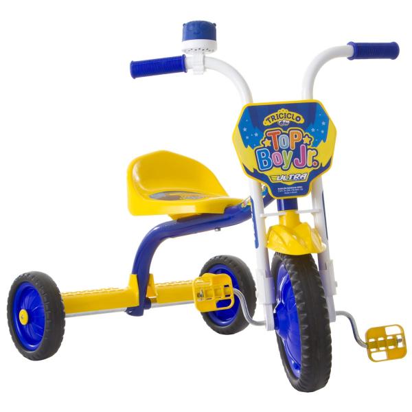 Tudo sobre 'Triciclo Infantil Top Boy Jr Azul e Amarelo Pro Tork Ultra - Ultra Bikes'