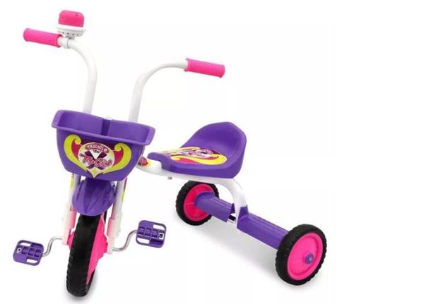 Triciclo Infantil Top Girl Roxo Ultra Bikes