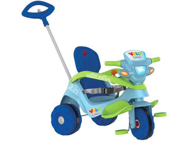 Triciclo Infantil Velobaby 214 com Empurrador - Bandeirante