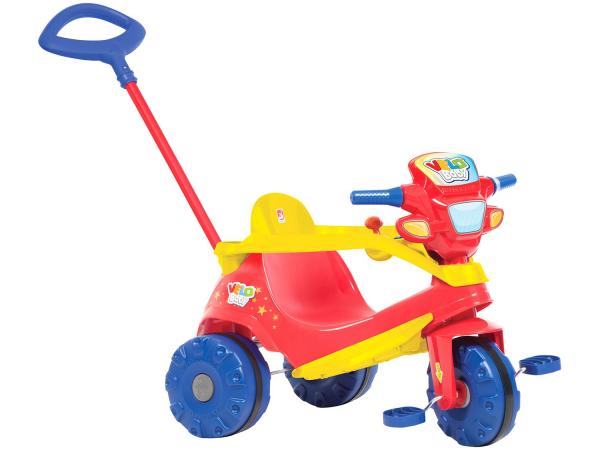 Triciclo Infantil Velobaby com Empurrador - Bandeirante