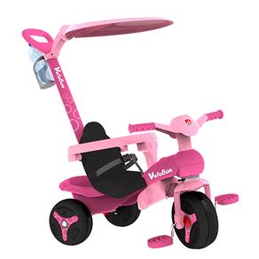 Triciclo Infantil Veloban Passeio Premium Bandeirante - Rosa