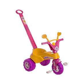 Triciclo Infantil Velotrol com Haste e Pedal Fofy Cotiplás
