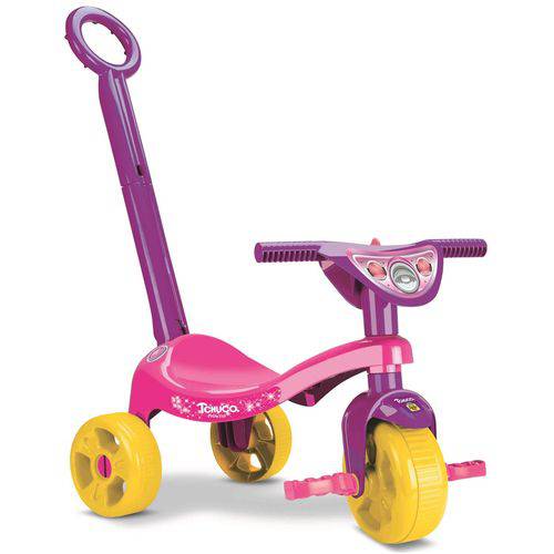 Tudo sobre 'Triciclo Infantil Velotrol Thuco Menina Carrinho Passeio Samba Toys'
