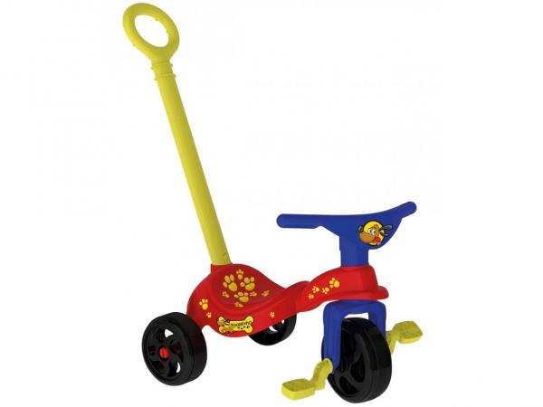 Triciclo Infantil Xalingo Cachorrinho - Haste Removível