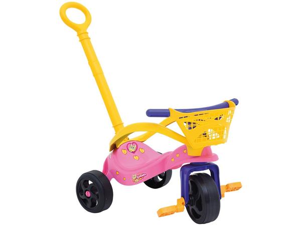 Triciclo Infantil Xalingo com Empurrador Pet - Fofinha